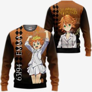 The Promised Neverland Emma Hoodie Anime Shirt Jacket 7