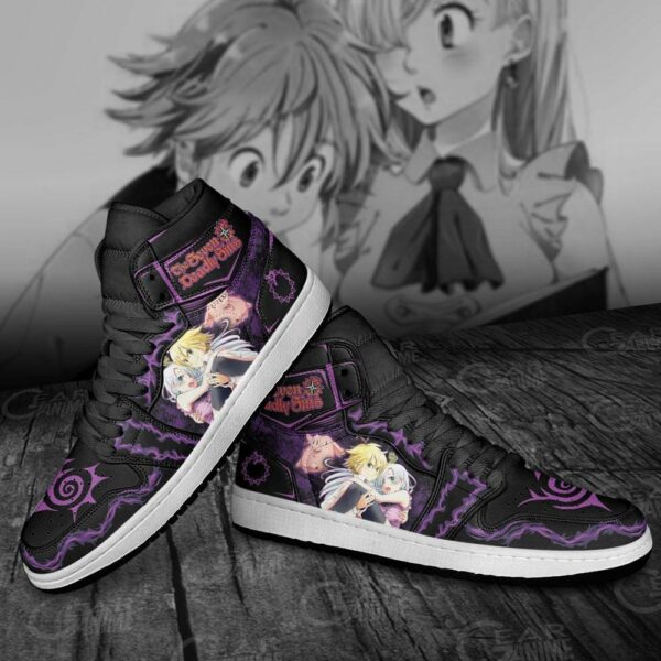 The Seven Deadly Sins Shoes Meliodas and Elizabeth Anime Custom Sneakers 5