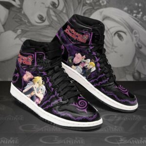 The Seven Deadly Sins Shoes Meliodas and Elizabeth Anime Custom Sneakers 7