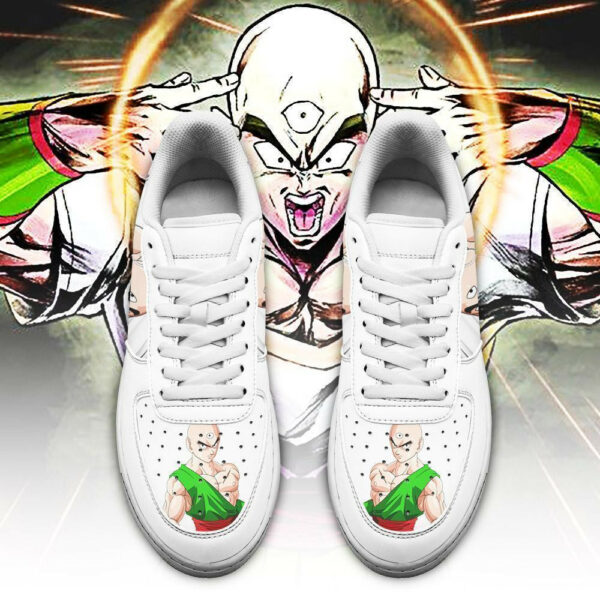 Tien Shinhan Air Shoes Custom Anime Dragon Ball Sneakers Simple Style 2