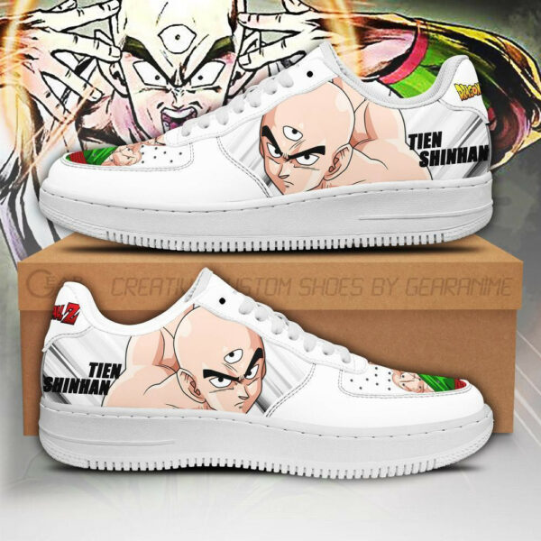 Tien Shinhan Air Shoes Custom Anime Dragon Ball Sneakers Simple Style 1