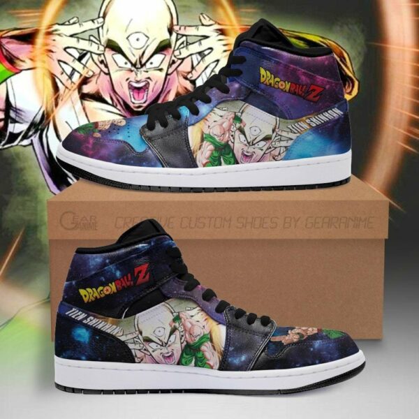 Tien Shinhan Shoes Galaxy Custom Dragon Ball Anime Sneakers 1
