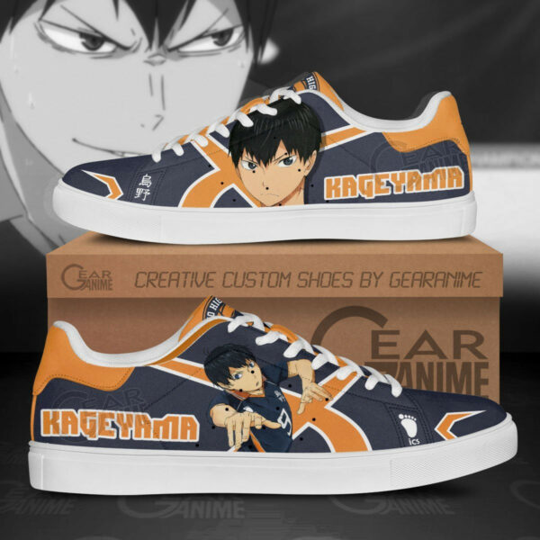 Tobio Kageyama Skate Shoes Custom Haikyuu Anime Sneakers 1