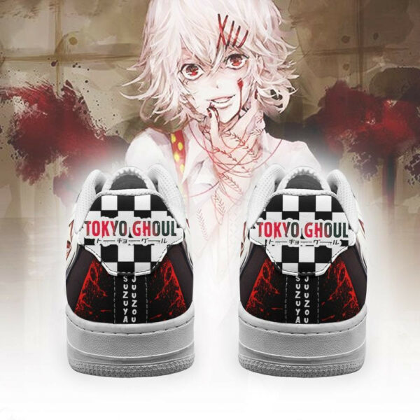 Tokyo Ghoul Juuzou Shoes Custom Checkerboard Sneakers Anime 3