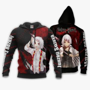 Tokyo Ghoul Juuzou Suzuya Hoodie Shirt Anime Zip Jacket 8