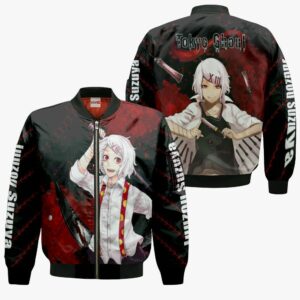 Tokyo Ghoul Juuzou Suzuya Hoodie Shirt Anime Zip Jacket 9