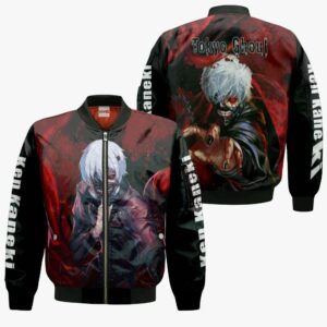 Tokyo Ghoul Ken Kaneki Hoodie Shirt Anime Zip Jacket 9