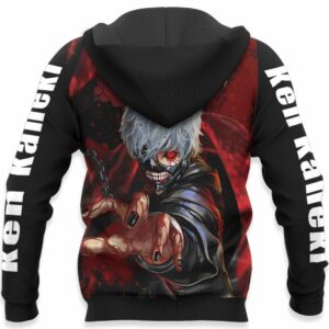 Tokyo Ghoul Ken Kaneki Hoodie Shirt Anime Zip Jacket 10