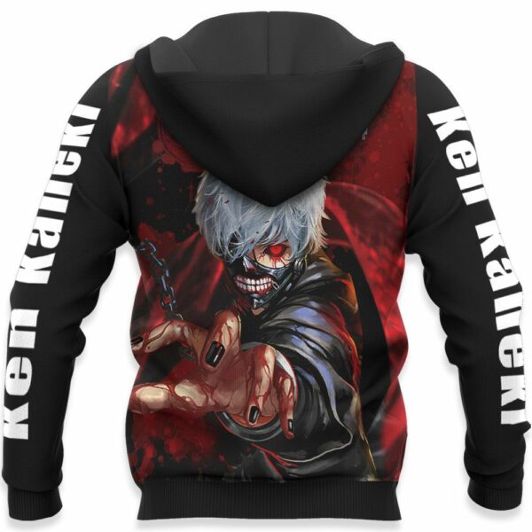 Tokyo Ghoul Ken Kaneki Hoodie Shirt Anime Zip Jacket 5