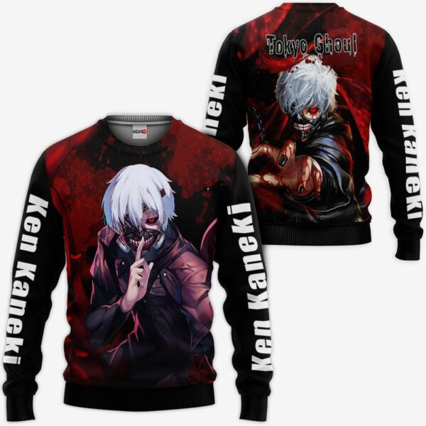 Tokyo Ghoul Ken Kaneki Hoodie Shirt Anime Zip Jacket 2