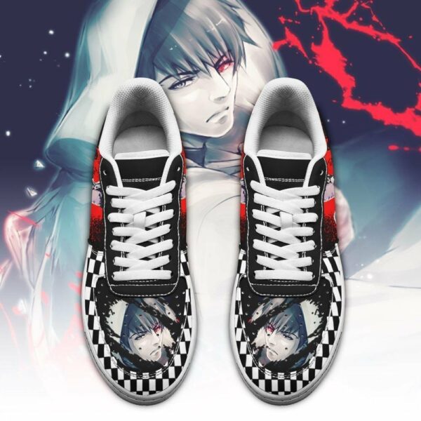 Tokyo Ghoul Koutarou Shoes Custom Checkerboard Sneakers Anime 2