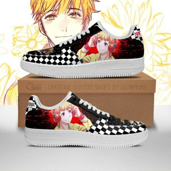 Tokyo Ghoul Nagachika Shoes Custom Checkerboard Sneakers Anime 1
