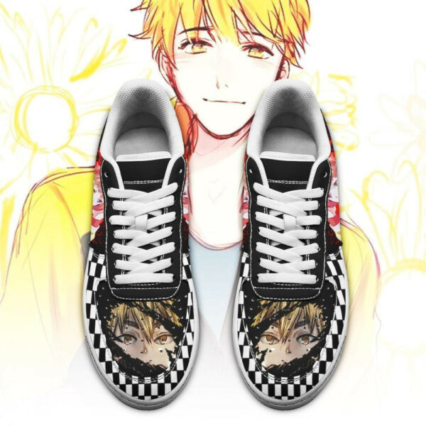 Tokyo Ghoul Nagachika Shoes Custom Checkerboard Sneakers Anime 2