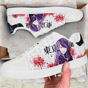 Tokyo Ghoul Rize Kamishiro Skate Shoes Custom Anime Sneakers 7