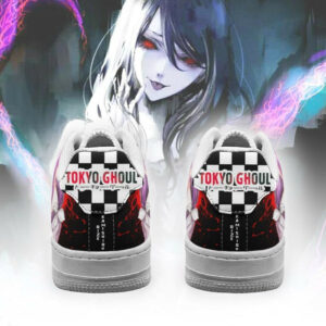 Tokyo Ghoul Rize Shoes Custom Checkerboard Sneakers Anime 5