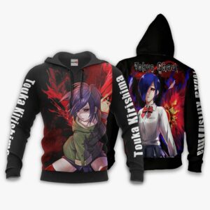 Tokyo Ghoul Touka Kirishima Hoodie Shirt Anime Zip Jacket 8