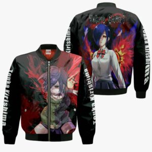 Tokyo Ghoul Touka Kirishima Hoodie Shirt Anime Zip Jacket 9