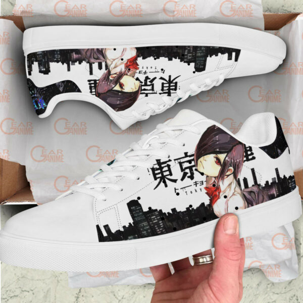 Tokyo Ghoul Touka Kirishima Skate Shoes Custom Anime Sneakers 2