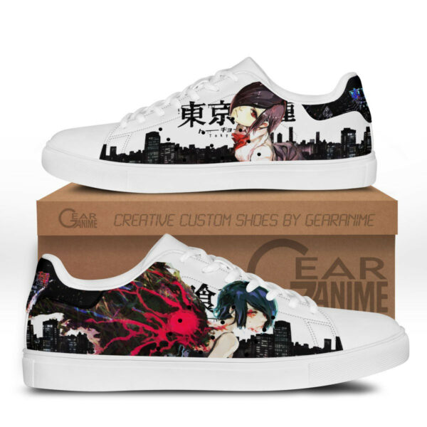 Tokyo Ghoul Touka Kirishima Skate Shoes Custom Anime Sneakers 1