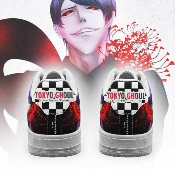 Tokyo Ghoul Tsukiyama Shoes Custom Checkerboard Sneakers Anime 3