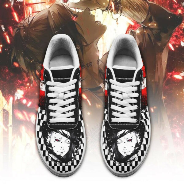 Tokyo Ghoul Uta Shoes Custom Checkerboard Sneakers Anime Leather 2