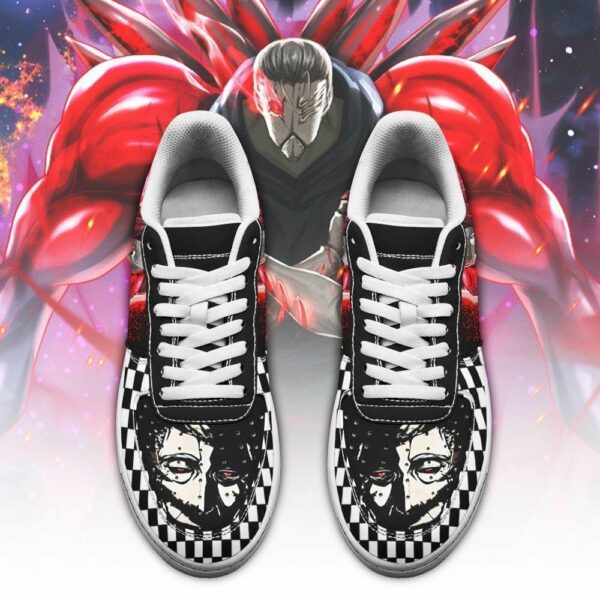 Tokyo Ghoul Yoshimura Shoes Custom Checkerboard Sneakers Anime 2