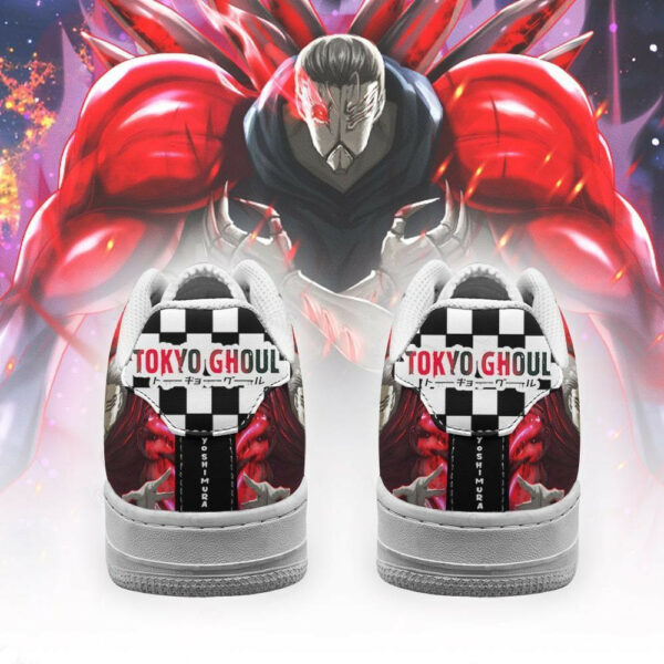 Tokyo Ghoul Yoshimura Shoes Custom Checkerboard Sneakers Anime 3