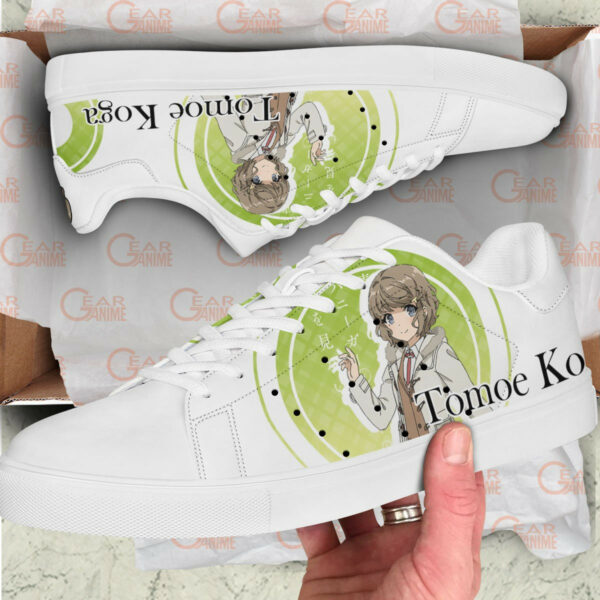 Tomoe Koga Skate Shoes Custom Anime Bunny Girl Senpai Shoes 2