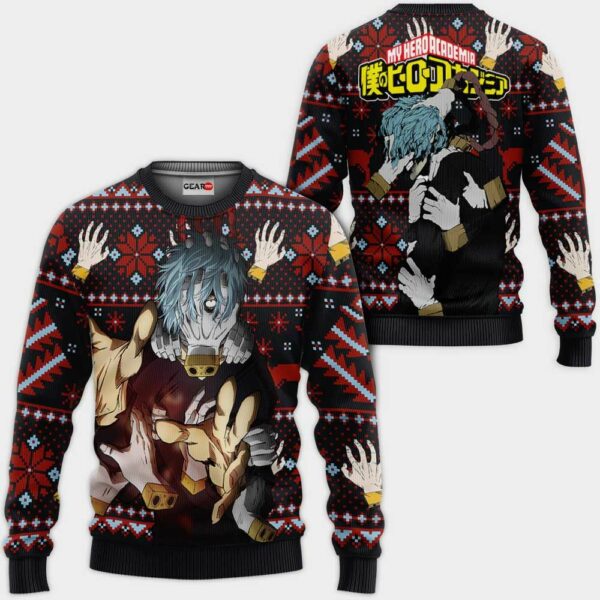 Tomura Shigaraki Ugly Christmas Sweater Custom Anime My Hero Academia XS12 1