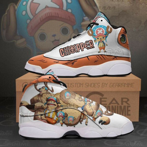 Tony Tony Chopper Shoes Custom Anime One Piece Sneakers Fan Gift Idea 2