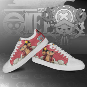 Tony Tony Chopper Skate Shoes One Piece Custom Anime Sneakers 6