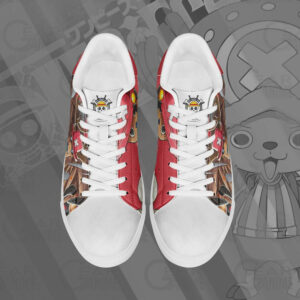 Tony Tony Chopper Skate Shoes One Piece Custom Anime Sneakers 7