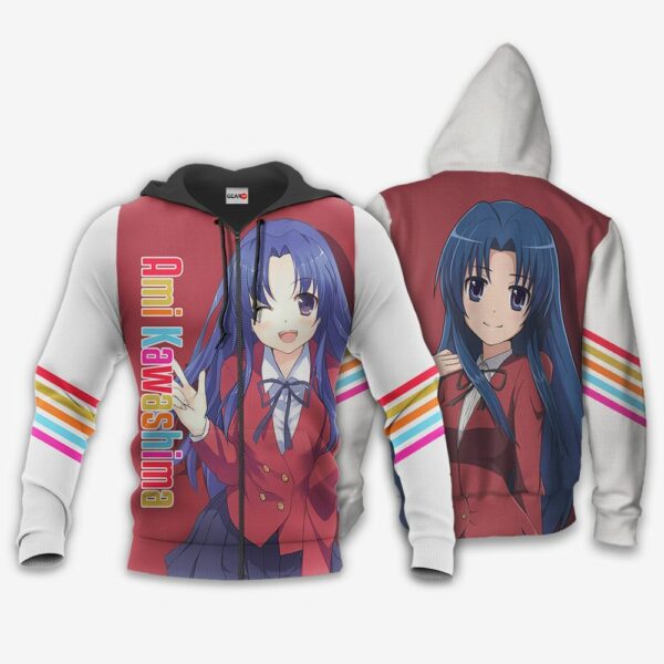Toradora Ami Kawashima Hoodie Shirt Anime Zip Jacket 1