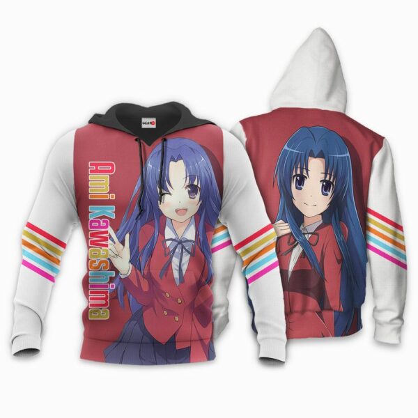 Toradora Ami Kawashima Hoodie Shirt Anime Zip Jacket 3