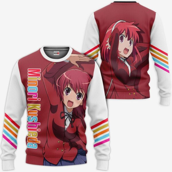 Toradora Minori Kushieda Hoodie Shirt Anime Zip Jacket 2