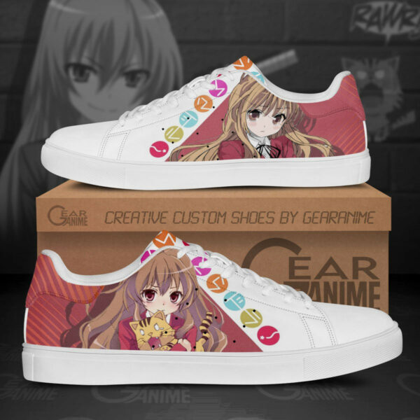 Toradora Taiga Aisaka Skate Shoes Custom Anime Sneakers 1