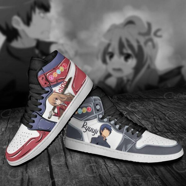 Toradora Takasu Ryuuji and Aisaka Taiga Shoes Custom Anime Sneakers 3