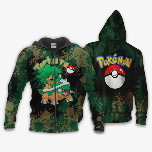 Torterra Hoodie Custom Pokemon Anime Merch Clothes Tie Dye Style 1