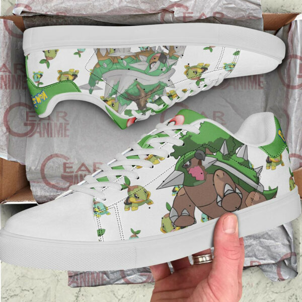 Torterra Skate Shoes Pokemon Custom Anime Sneakers SK11 2