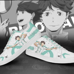 Toru Oikawa Skate Shoes Custom Haikyuu Anime Sneakers 6