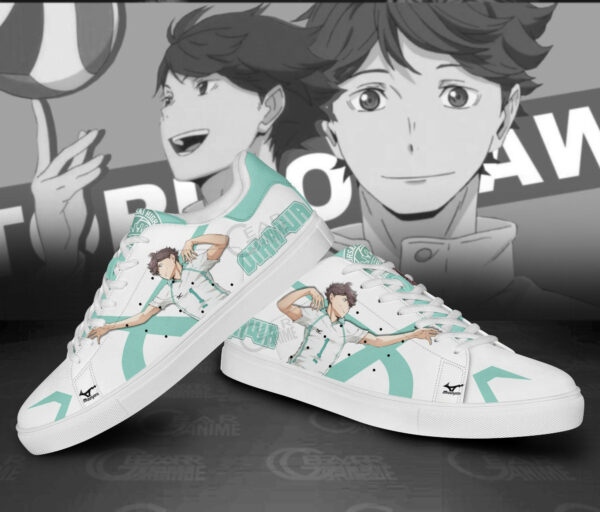 Toru Oikawa Skate Shoes Custom Haikyuu Anime Sneakers 3