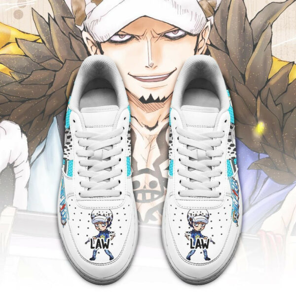 Trafalgar D. Water Law Air Shoes Custom Anime One Piece Sneakers 2