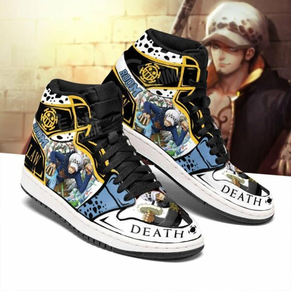 Trafalgar D. Water Law Shoes Custom Anime One Piece Sneakers 2