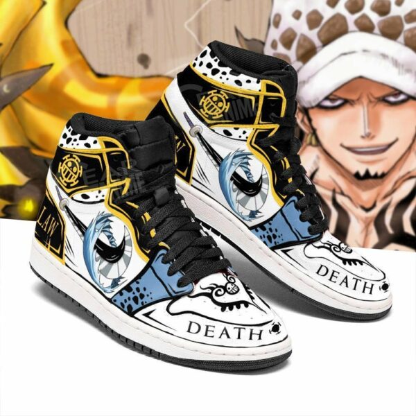 Trafalgar D. Water Law Shoes Custom Room One Piece Anime Sneakers 1