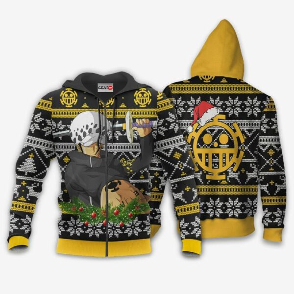 Trafalgar Law Ugly Christmas Sweater Custom One Piece Anime XS12 2