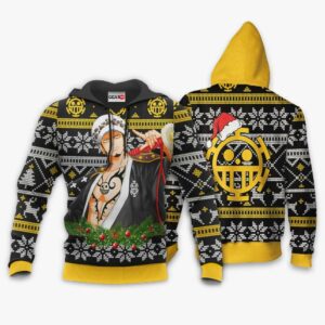 Trafalgar Law Ugly Christmas Sweater Custom Wano One Piece Anime XS12 7