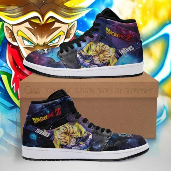 Trunks SSJ Shoes Galaxy Custom Dragon Ball Anime Sneakers 1