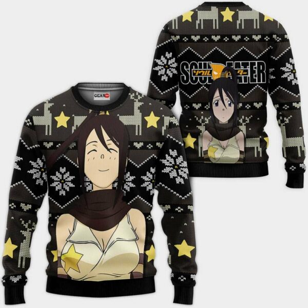 Tsubaki Nakatsukasa Ugly Christmas Sweater Custom Anime Soul Eater XS12 1