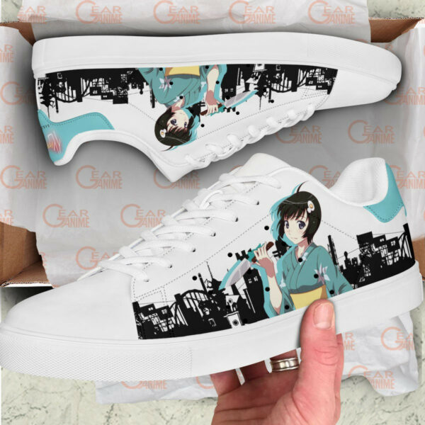 Tsukihi Araragi Skate Shoes Custom Anime Bakemonogatari Shoes 2