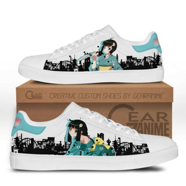 Tsukihi Araragi Skate Shoes Custom Anime Bakemonogatari Shoes 1